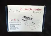 Finger Pulse Oximeter Blood Oxygen Monitor Sp02 Heart Rate Monitor Blue NEW MIB