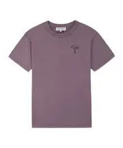 APERITIVO BAINVILLE t-shirt XS,M VIOLET WASHED