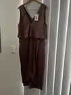 Chancery Women’s Silk Feel Dress Size 18 Mellow mauve BNWT