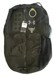 Rare Under Armour Project Rock 60 Duffle Rucksack Backpack Gym School Bag