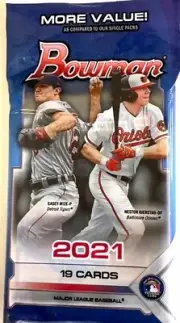 2021 BOWMAN BASEBALL FAT VALUE PACK- Brand New Sealed