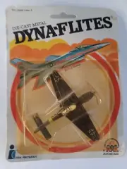 1982 Dyna-Flites die-cast metal toy airplane, specifically a Junkers Ju 87 Stuka