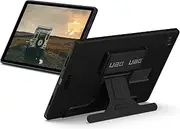Urban Armor Gear Scout Hand Strap Case with Kickstand for Galaxy Tab A8, Black, 10.5 inch