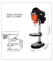 CTZ16Q Laser Mini Bench Drill Micro Drill Press Machine 550W Drilling Machine，
