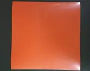 Silicone Flex Rubber Sheet US Hi-Temp Red 1/8''Thick x 6" x 6" Sq Pad 60D Med