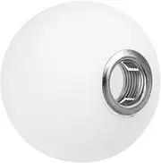TEHAUX Glass Globe Lamp Shade, Frosted White Ball Lampshade Replacement, Round Hanging Ceiling Cover Opal Sphere Shade for Pendant Wall Lamp