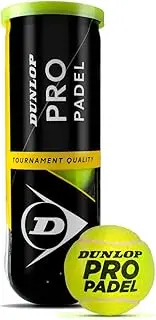 Dunlop Pro Padel – Padel Bälle für Wettkämpfe und Turniere – Dose mit 3 Bällen