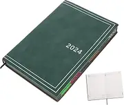 2024 Agenda Book Delicate Planner Notebook Workout Notebook Workout Log Coil Notebook Workout Journal for Men Planner Notepad Fitness Schedule Notepad Agenda Planning Book