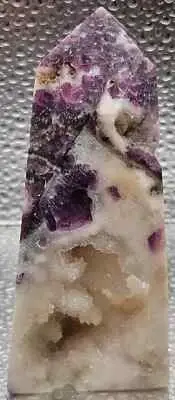 247g Lepidolite/Tower/Lithium Rich Mineral/Mica/Anxiety/Metaphysical/All Natural
