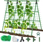 Garden Trellis Climbing Outdoor A-Frame Cucumber for Raised Bed 3.9Ftx3.9Ft