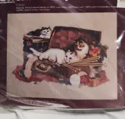 Vintage Columbia Minerva Erica Wilson Crewel Picture Kit