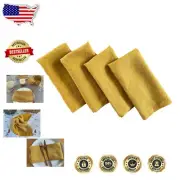 Elegance Meets Function: 20" Mustard Stonewashed Linen Napkins – Set of 4