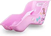 DRBIKE Doll Bike Seat Bicycle Seat with Decorate Yourself Decals for Girls Bike, Doll Carrier Fits Standard Sized Dolls and Stuffed Animals, Bike Attachment, Kids Bike Accessories