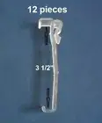 12 Pack 3 1/2 Inch Valance Clips for Faux & Wood Horizontal Window Blinds 3.5 "