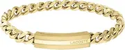 [Lacoste] Men's Adventurer Chain Bracelet, Gold, 190mm