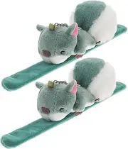 Gogogmee Squirrel Slap Bracelets for Soft Animal Party Favors Comfortable Design Fun present for Birthday Celebrations