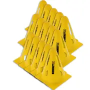 15x Summit Flexi Cones Soccer/Rugby/Fitness/Exercise/Sports/Training Cone Yellow