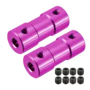 2pcs Shaft Coupler 3.17-4mm Connector Adapter for RC Airplane Boat Motor L25XD10