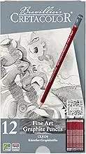 Cretacolor Cleo's Fine Art Graphite Pencils Tin 12 Assorted Grades