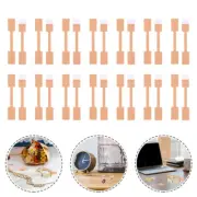 200 Pcs Kraft Tags Paper Square Pricing Without Strings