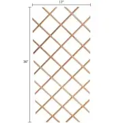 American Pro Decor Trimmable Wine Rack Lattice Panel 14-Bottle Wood Material