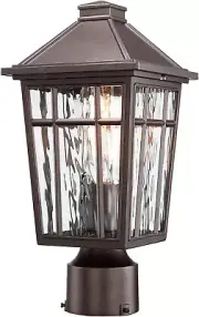 Outdoor Post Lights Lamp Post Light Fixture, Waterproof Aluminum Housing with Wa