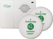 Smart Caregiver Two Call Buttons & Wireless Caregiver Pager
