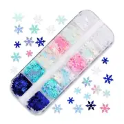 Christmas Snowflake Sequins Snowflakes Glitter Stickers