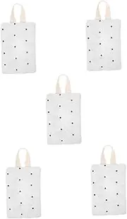 Kisangel Hanging Tissue Dispenser Bag Stylish Dot Pattern Wet Tissue Holder for Strollers Car Versatile Pouch for Wipes Convenient Storage