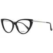 Max Mara MAMA-1049458 Women Black Optical Frame Plastic Cat Eyes Casual Eyewears