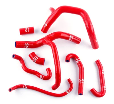 Red Silicone Radiator Y Hose Kit for 2004-2007 2006 Honda CBR1000RR CBR1000 RR