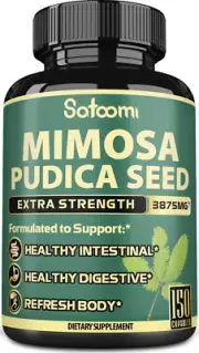 Pure Mimosa Pudica Seed Extract Capsules - Extra 6 Essential Ingredients Equival