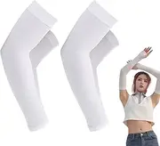 [Daooibpa] Cooling Sun Protection Arm Sleeves,UV Block Cooling Forearm Protectors - High Elasticity Arm Sleeves For Running, Basketball, Tennis, Boating