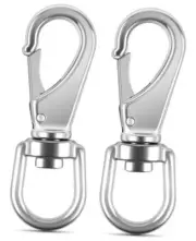 Flag Clips for Flagpole Stainless Steel 3.5 Inch Swivel Eye Snap Hooks-Heavy 2