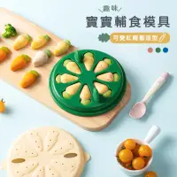 在飛比找momo購物網優惠-【樂邁家居】紅蘿蔔造型 幼兒 輔食模具(可愛 3色任選)