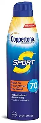 Coppertone Sport Sunscreen Continuous Spray SPF 70, 5.5 oz