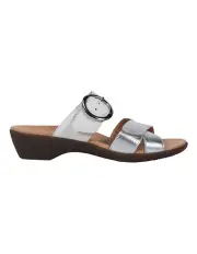 [Hush Puppies] Astounding Sandal in White/Silver