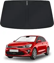 Windshield Sun Shade for Kia Rio 2018-2023 Window Shade Sun Visor Cover Foldable Blocks UV Rays Keep Your Car Cooler