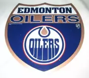 EDMONTON OILERS INTERSTATE SIGN 12" x 12" #3 - NEW