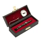 Miniature Clarinet Replica With Stand And Case Mini Musical Instrument Model DSO