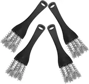CORHAD Versatile Grill Brush Set 4pcs Stove Cleaning Brush for Kitchen Stove Replacement for Cleaning