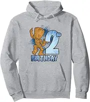 [Marvel] Guardians Of The Galaxy Baby Groot 2nd Birthday Pullover Hoodie