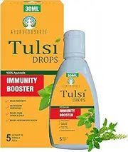Tulsi Drops Natural Immunity Booster 30 Ml Pack Certified 5 Different Rare Tulsi Holy Basil Drops 30 Ml