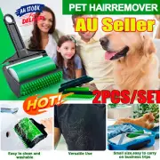 2pcs Stick It Roller Pet Hair Remover, Reusable Washable Stick GreRO