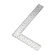 Stainless Steel L Square Ruler Right Angle Measuring Tool 100mm 150mm 300mm Double-Sided Scale for Carpentry Framing Roo