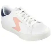 Woman Skechers Eden LX-Top Grade 185000 Color White/Peach/Navy Brand New