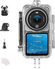 F1TP Action 2 Waterproof Case for DJI Action 2 Power Combo or DJI Action 2 Dual-Screen Combo Camera, with Screws.