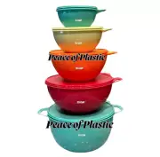 Tupperware NEW Thatsa Bowl BOWLS Set Set Of 5 New 42, 32, 19, 12 And 6 Cup