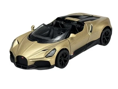 KINSMART BUGATTI MISTRAL GOLD 1:36 NO BOX DIE CAST NEW METAL MODEL