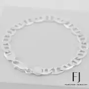 Men's 8" Sterling Silver 925 Miami Cuban Curb Chain,Bracelet 8mm + BOX